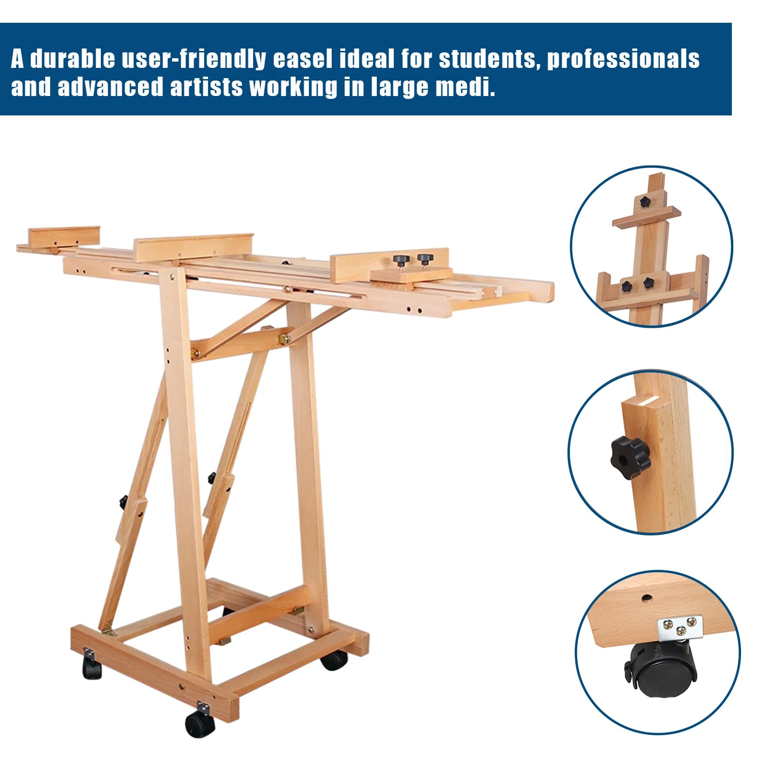 Adjustable Artist Easel Stand Portable Artist Easel Stand for Painting Painting Canvas Stand Sketch easel