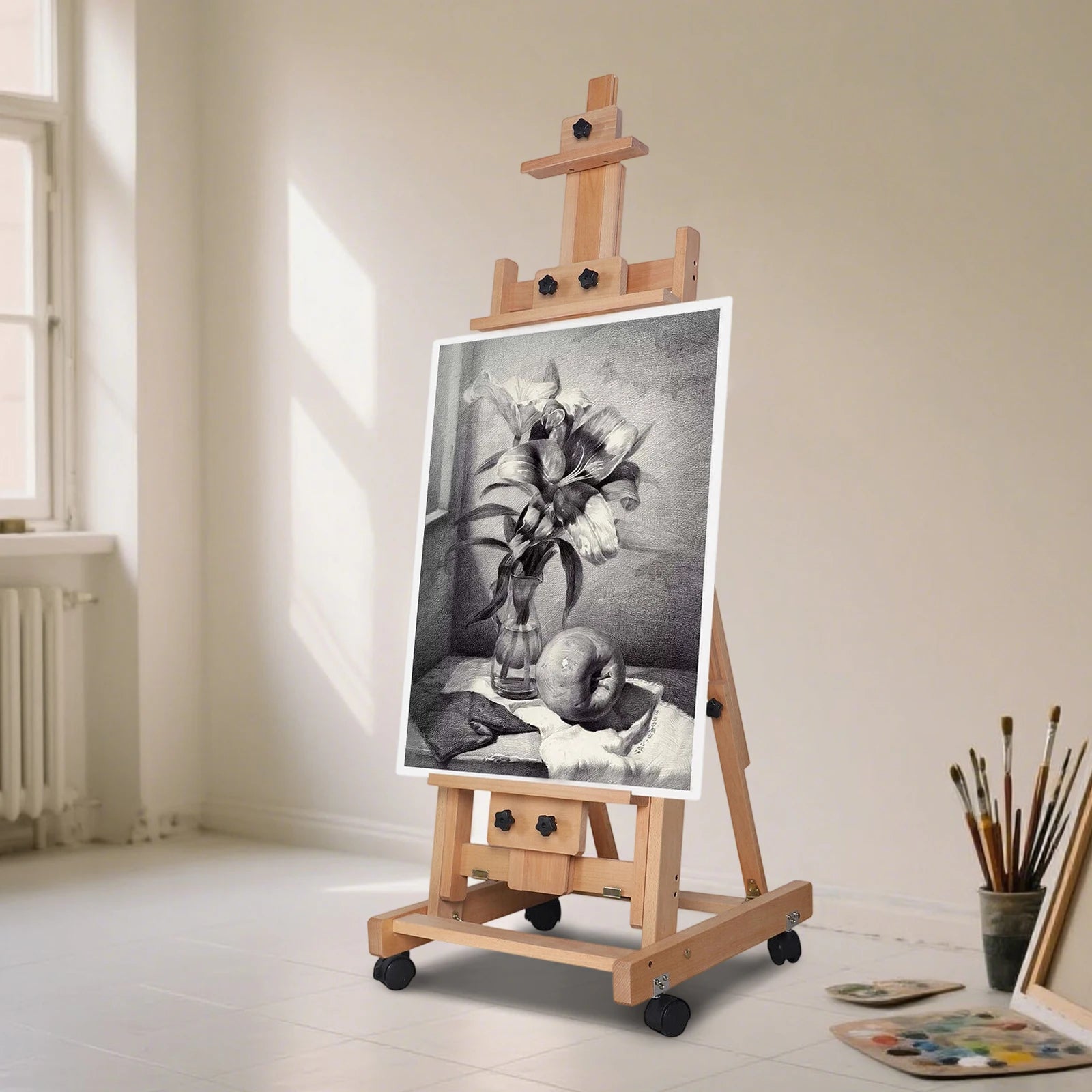 Adjustable Artist Easel Stand Portable Artist Easel Stand for Painting Painting Canvas Stand Sketch easel
