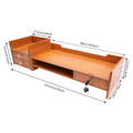 Computer Monitor Stand with Drawers & Keys & Phone Holder, Loading 5KG Computer Rack, Monitor Stand 48*20*13.5cm