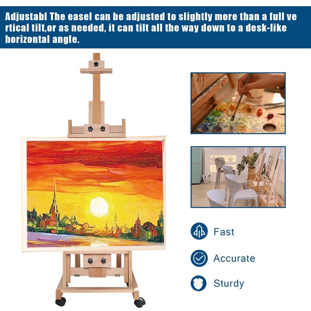 Adjustable Artist Easel Stand Portable Artist Easel Stand for Painting Painting Canvas Stand Sketch easel